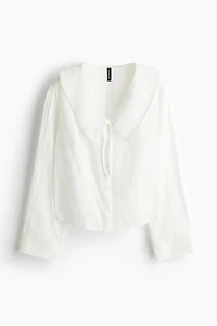Blouse with Peter Pan Collar