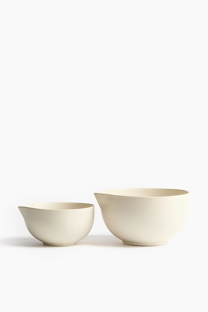 2-Pack Reactive-Glaze Mixing Bowls