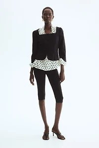 Blazer à encolure carrée