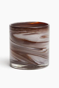 Lanterne à bougie en verre