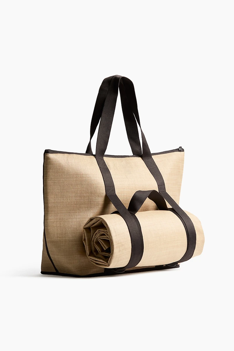 Straw-Look Cooler Bag