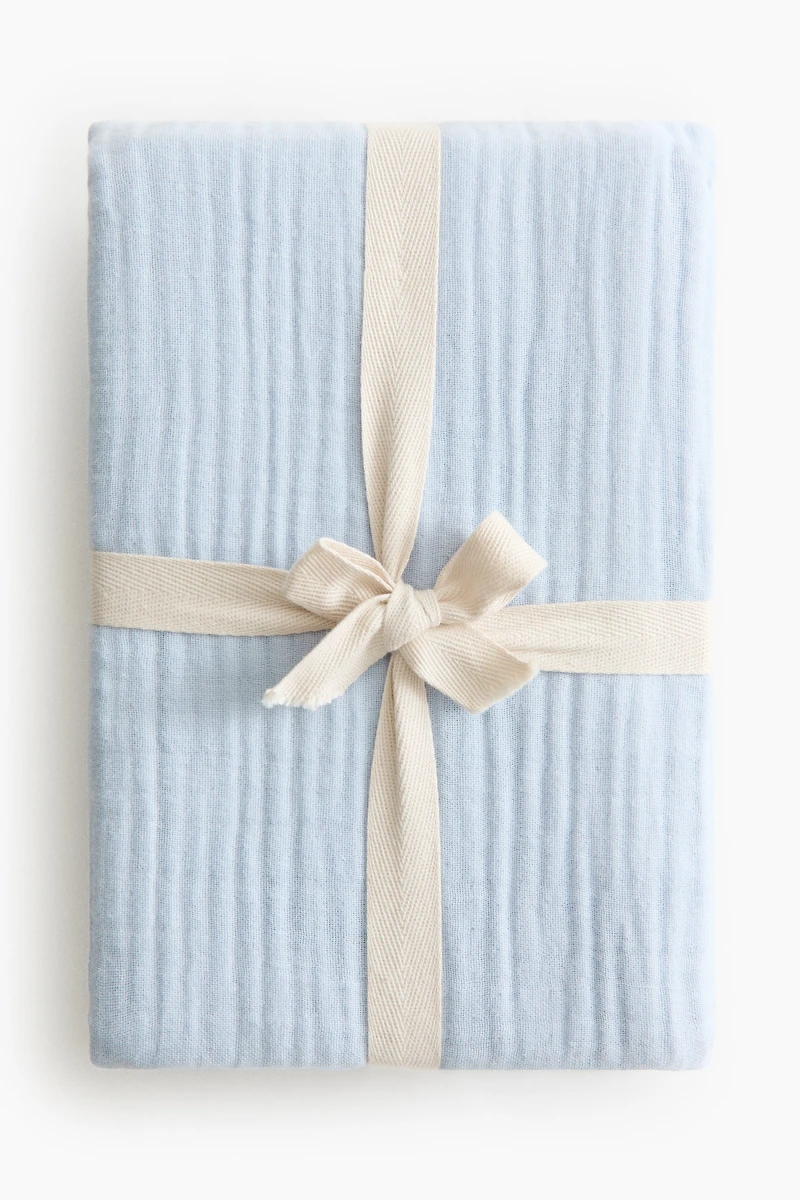 Muslin Crib Duvet Cover Set