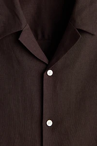 Relaxed-Fit Linen-Blend Resort Shirt