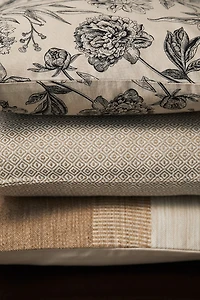 Housse de coussin à motif