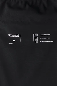 Four-Way Stretch Wide-Cut Pull-On Pants