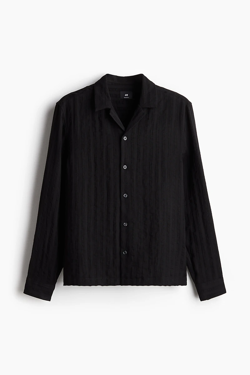 Regular-Fit Long-Sleeved Resort Shirt