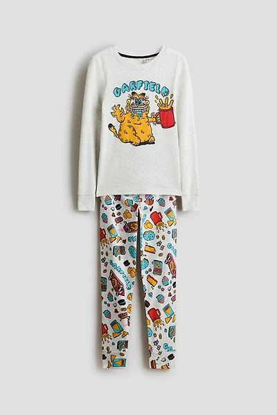 Snug-Fit Cotton Jersey Pajamas