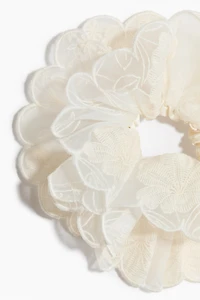Embroidered Scrunchie