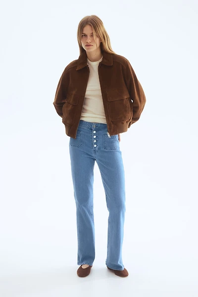 Flared Leg High Waist Jeans