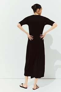 MAMA Nursing Wrap Dress