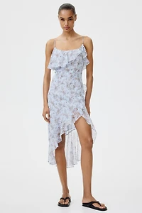 Flounced Strappy Dress