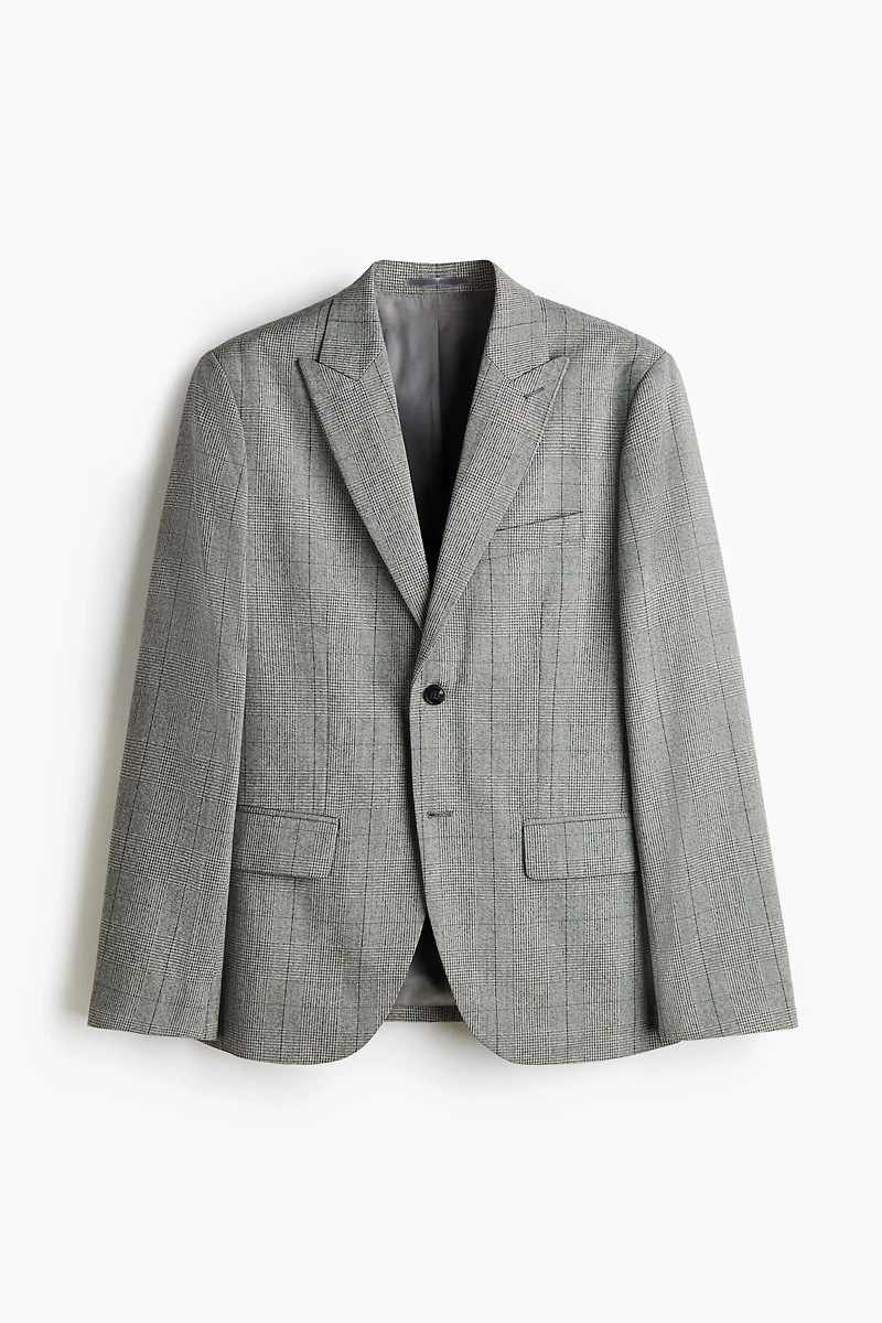 Regular-Fit Single-Breasted Jacket