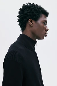 Regular Fit Half-Zip Sweater