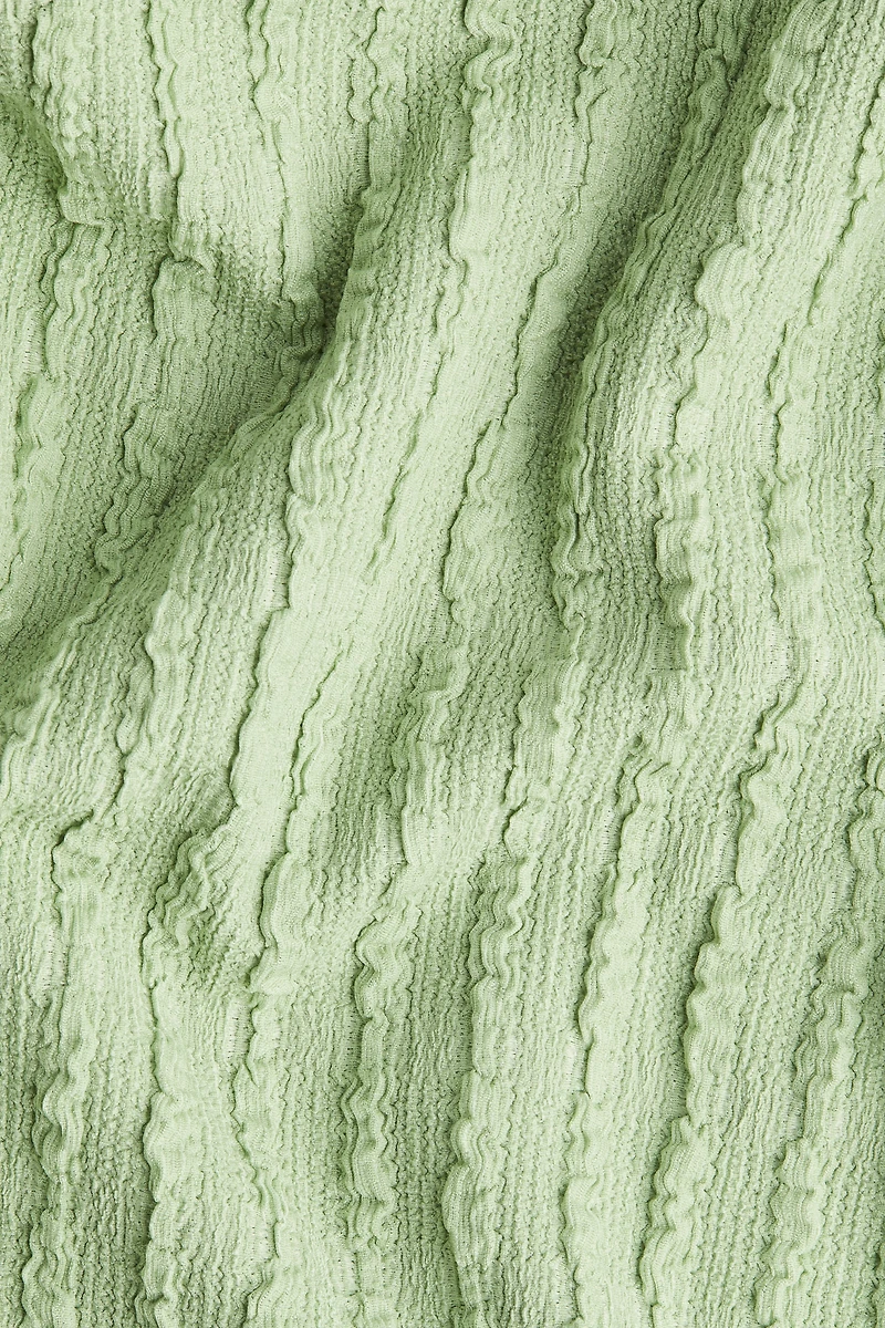 Textured Jersey Bandeau Dress