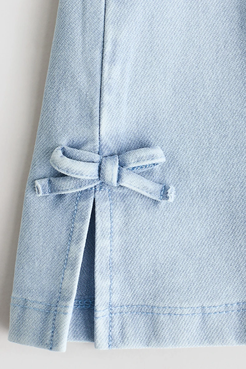 Denim-Look Flared Jeggings