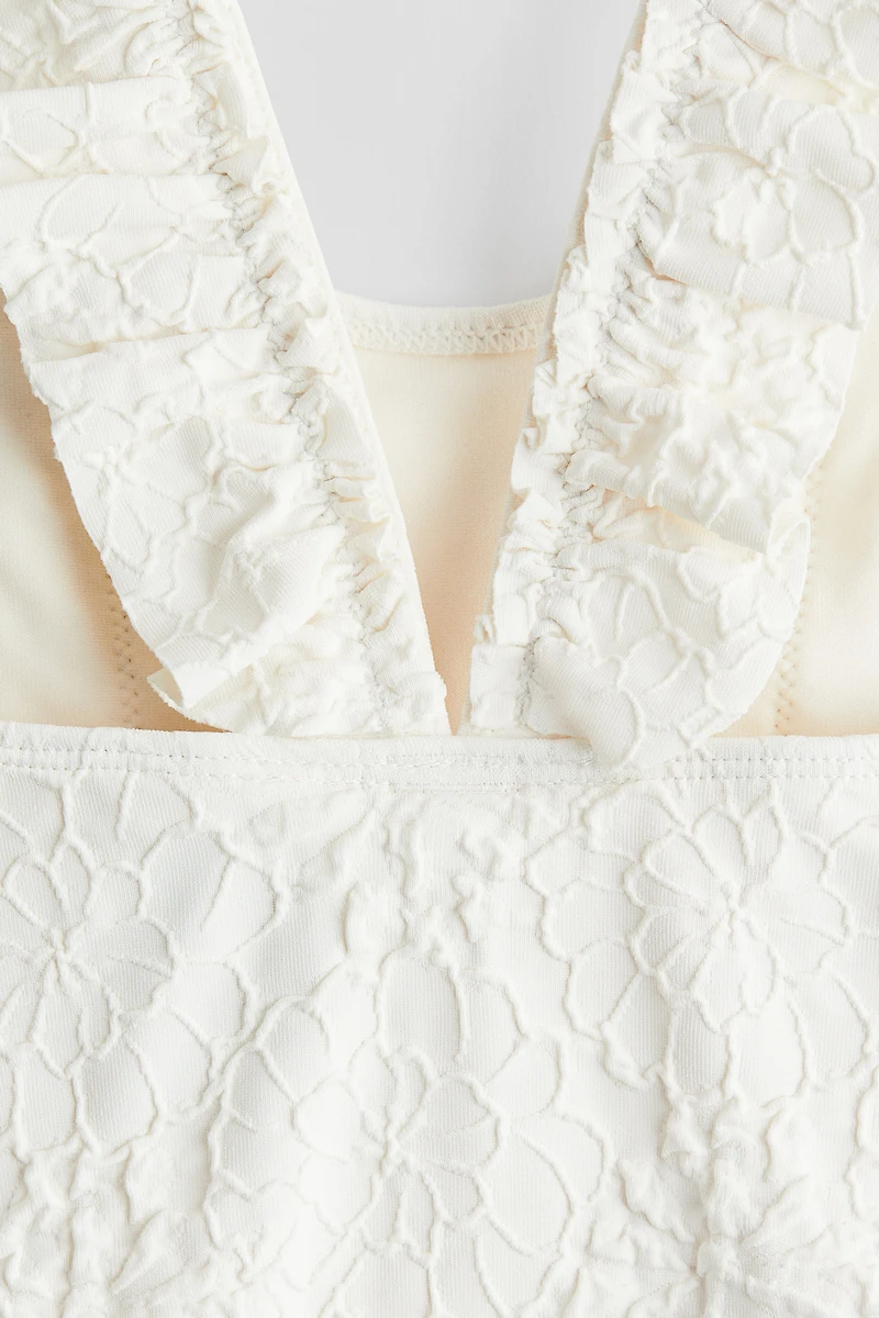 Ruffle-Trimmed Swimsuit