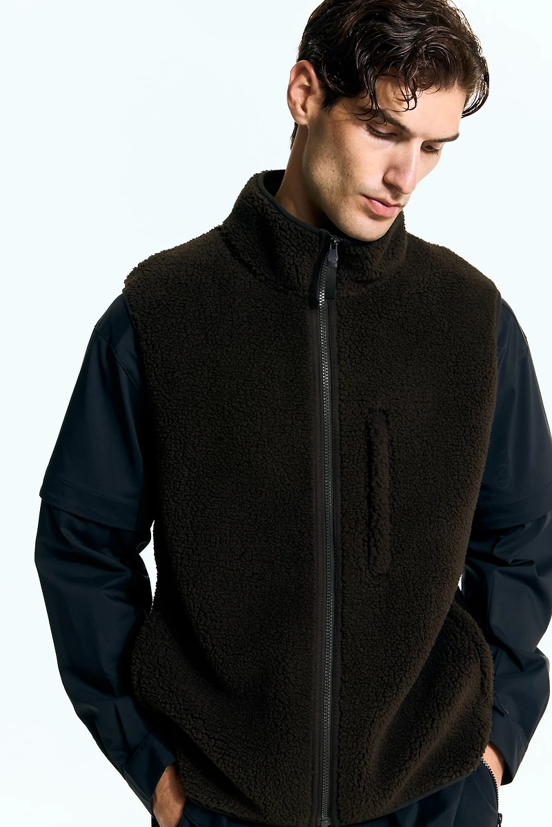 Veste sans manches classique en polar