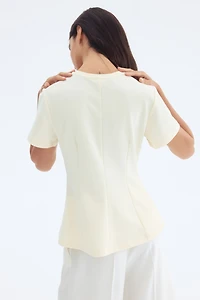 Defined-Waist Top