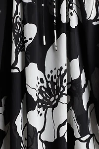 Crinkled Chiffon Blouse