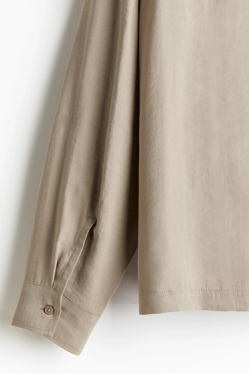 Chemise en modal mélangé