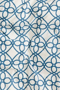 Patterned King/Queen Duvet Cover Set