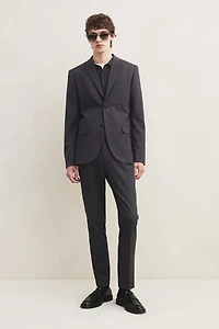 Slim Fit Single-Breasted Jacket