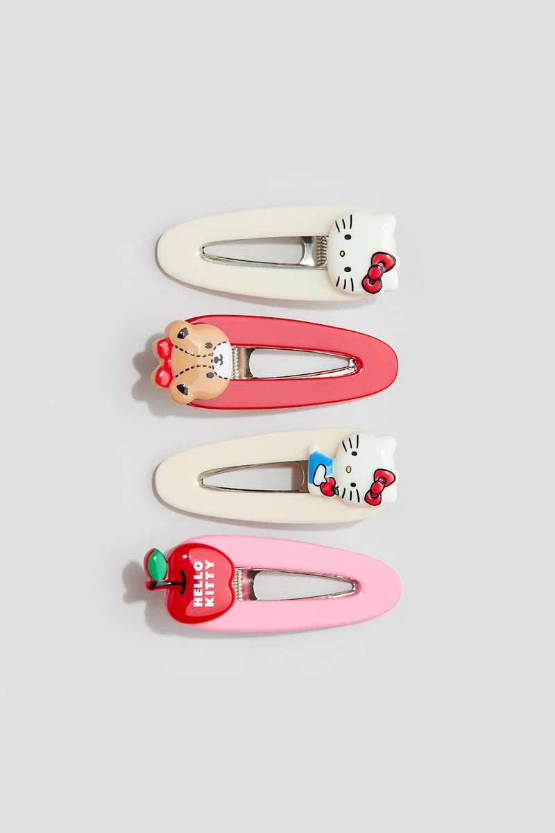 Lot de 4 barrettes