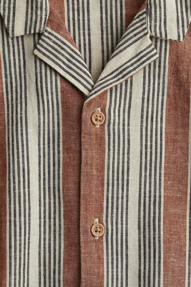 Linen-Blend Resort Shirt