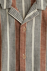 Linen-Blend Resort Shirt
