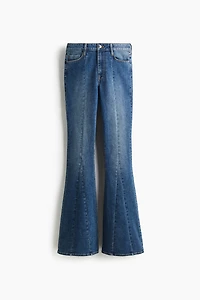 Jean évasé taille haute