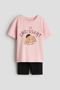 2-Piece Cotton Jersey Set