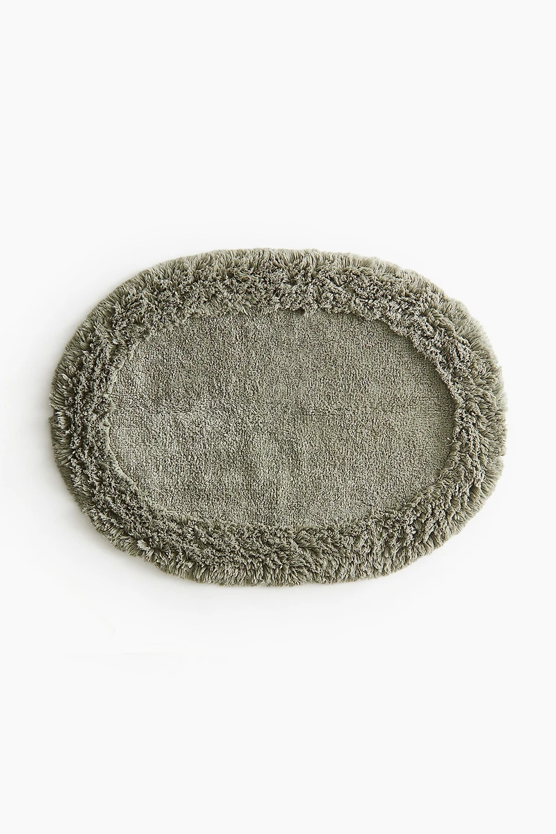 Oval Tufted Bath Mat