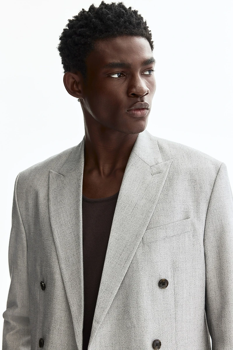 Veste classique à fermeture double boutonnage
