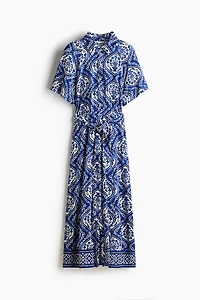 Tie-belt Shirt Dress