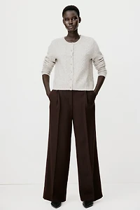 Gilet en tricot torsadé