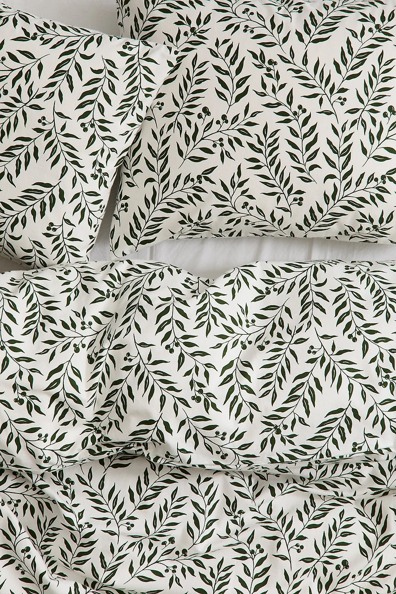 King/Queen Flannel Duvet Cover Set