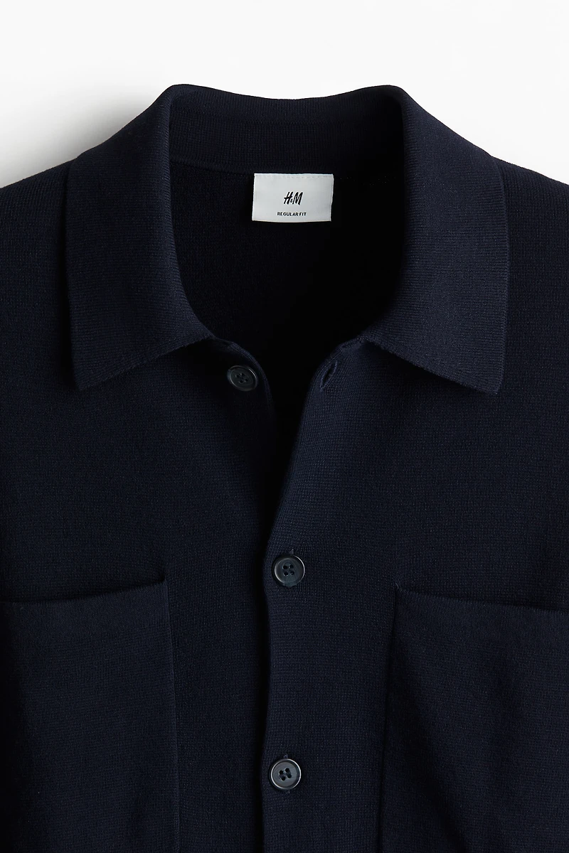 Regular Fit Fine-Knit Cardigan