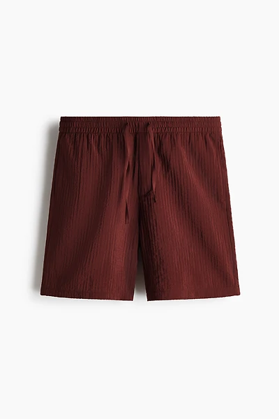 Relaxed-Fit Textured Shorts