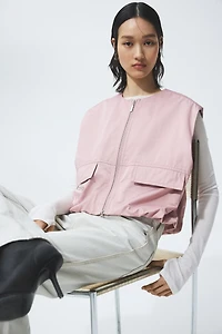 Bubble-Hem Vest