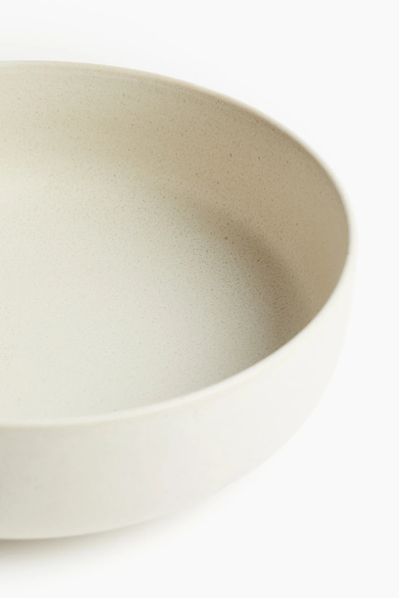 Bol en grès cérame avec glaçure réactive