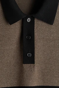 Polo ample en tricot