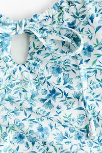 Padded-Cup High-Leg Swimsuit