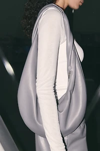 Twisted-Strap Shoulder Bag