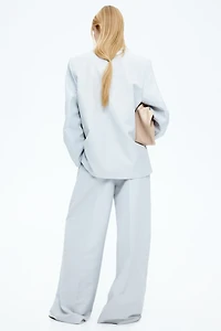 Wool-Blend Suit Pants