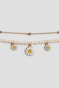 Double-Strand Charm Necklace