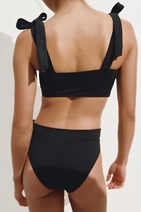 Padded Tie-Strap Bikini Top