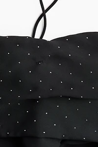 Haut épaules nues en mousseline