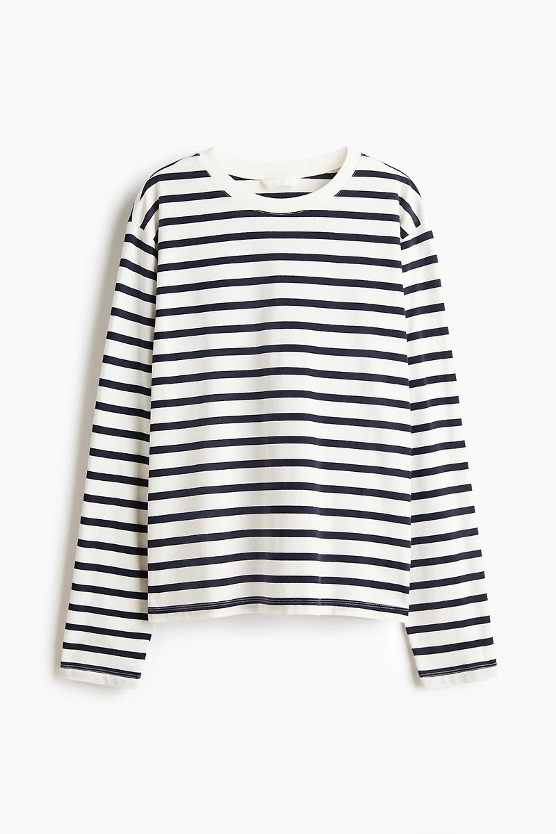 Haut à manches longues en coton