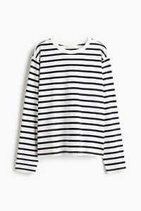 Haut à manches longues en coton