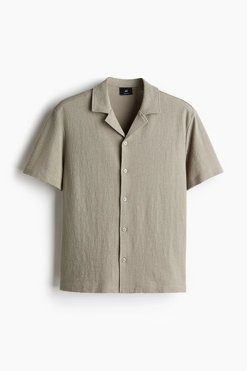 Regular-Fit Jersey Resort Shirt